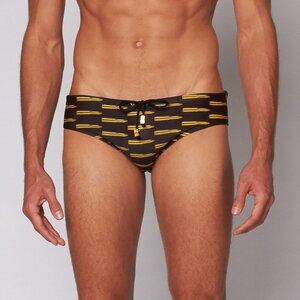 Mens Swim Brief In Black